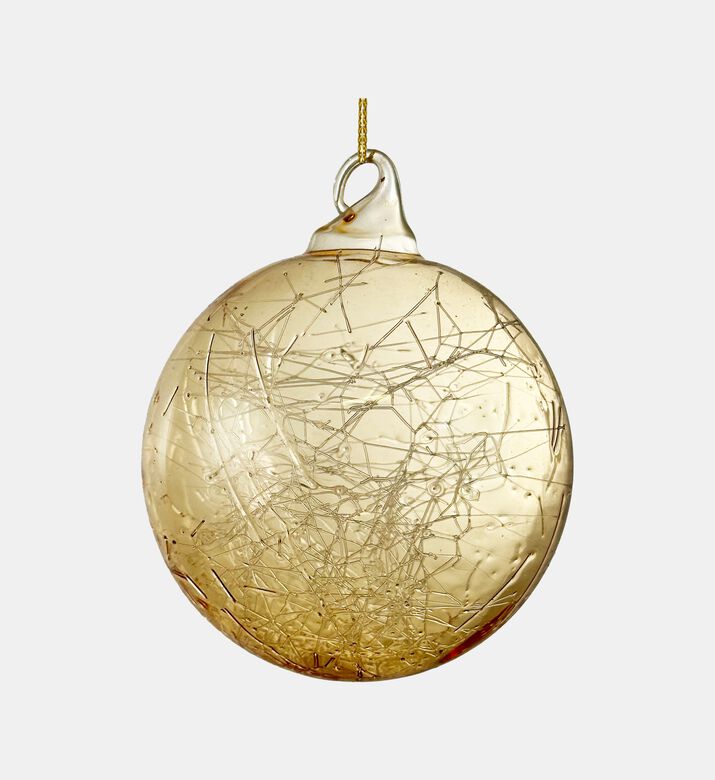 Shishi Glass Clear Threads Ball, Brown, 10-cm, Packshot View