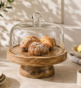 Home Deco and More Glass Cake Dome, Packshot View