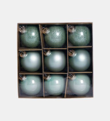 Polished Glass 9-piece Balls Set