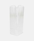 Clear Glass Rectangular Vase