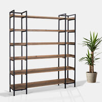 Brooks Wide Shelf Pine Bookcase
