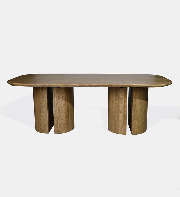 Home Deco and More Corden Wood Dinning Table, Grey, 260x100x76-cm, Packshot View Home Deco and More Corden Wood Dinning Table, Grey, 260x100x76-cm, Packshot View