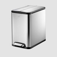 Eco Fly Stainless Steel Trash Can - 12 L
