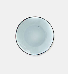 Home Deco and More Ceramic Trimmedmed Dessert Plate, Packshot View