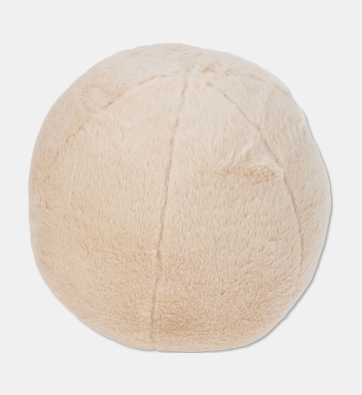 Home Deco and More Round Ball-shaped Cushion, Beige, Packshot View