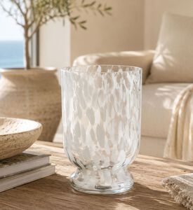 Home and Styling Glass Crystal-effect Candle Holder, Packshot View