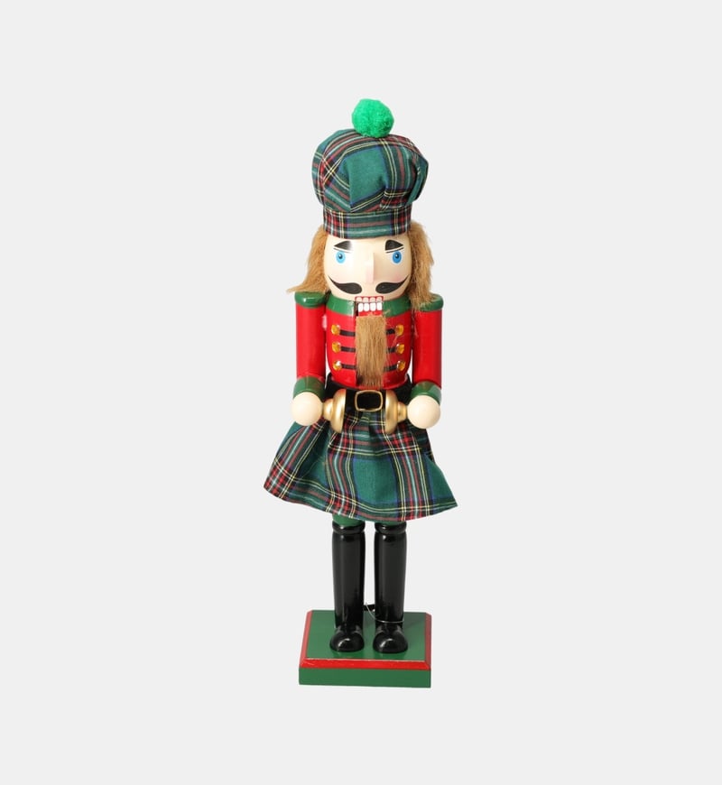 Wooden Scottish Nutcracker Figurine