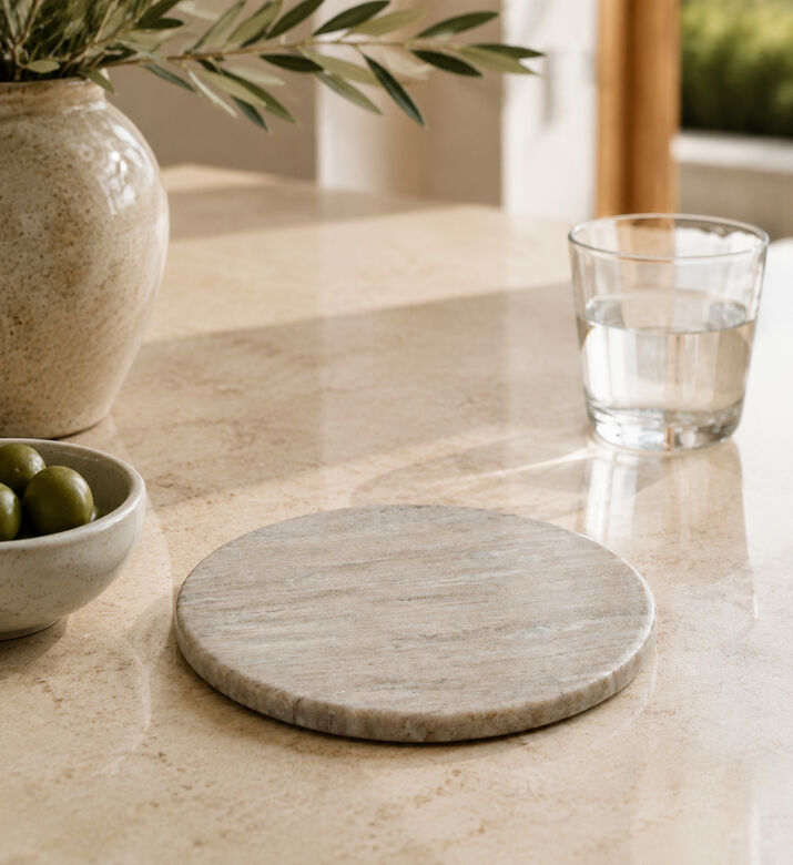 Home Deco and More Marble Round-shape Board, Packshot View