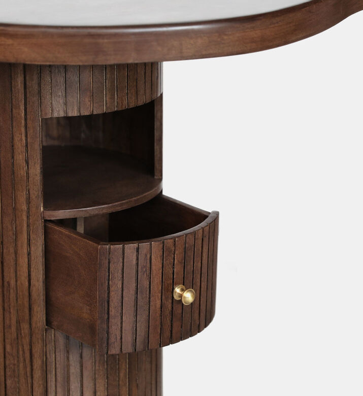 Home Deco and More Pillar Mango Wood Writing Desk, Packshot View