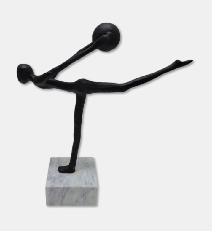 Home Deco and More Ballerina Balance Marble Base Figurine, Packshot View