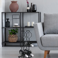 Metal 8-bottles Wine Rack