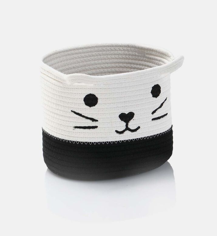 Cat Head Cotton Basket