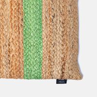 Walis Jute Fabric Square Filled And Vaccumed Cushion