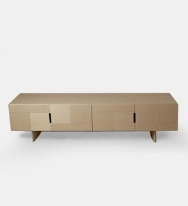 Home Deco and More Osaka Oak Tv Unit, Natural, 220x50x55-cm, Packshot View