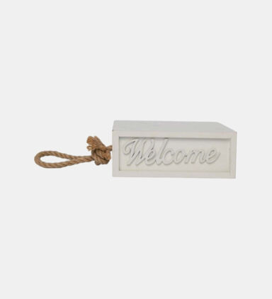 Welcome Rectangular Doorstop
