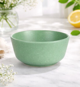 Excellent Houseware Melamine Matte-finish Bowl, Green, Packshot View