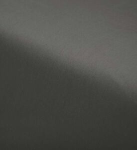 Home Deco and More Cotton Satin Bed Fitted Sheet, Dark-grey, 160x200-cm, Packshot View