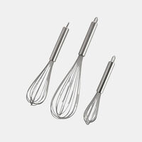 Stainless Steel Whisk 3-piece Set