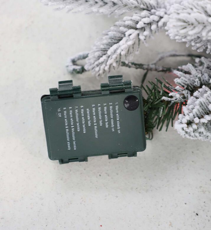 Home Deco and More Garland Runer Grn Mix Flck Led, Packshot View