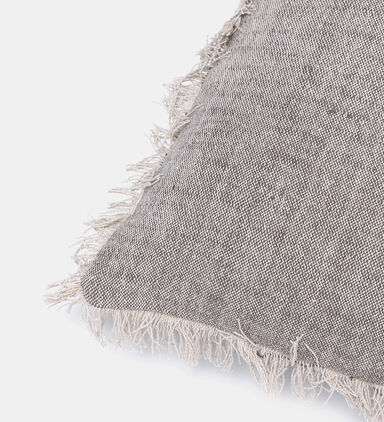 Geecha Silk-cotton Blend Filled And Vaccumed Cushion