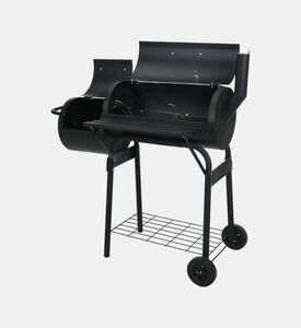 Bbq Lidded Fire Bowl Train Smoker