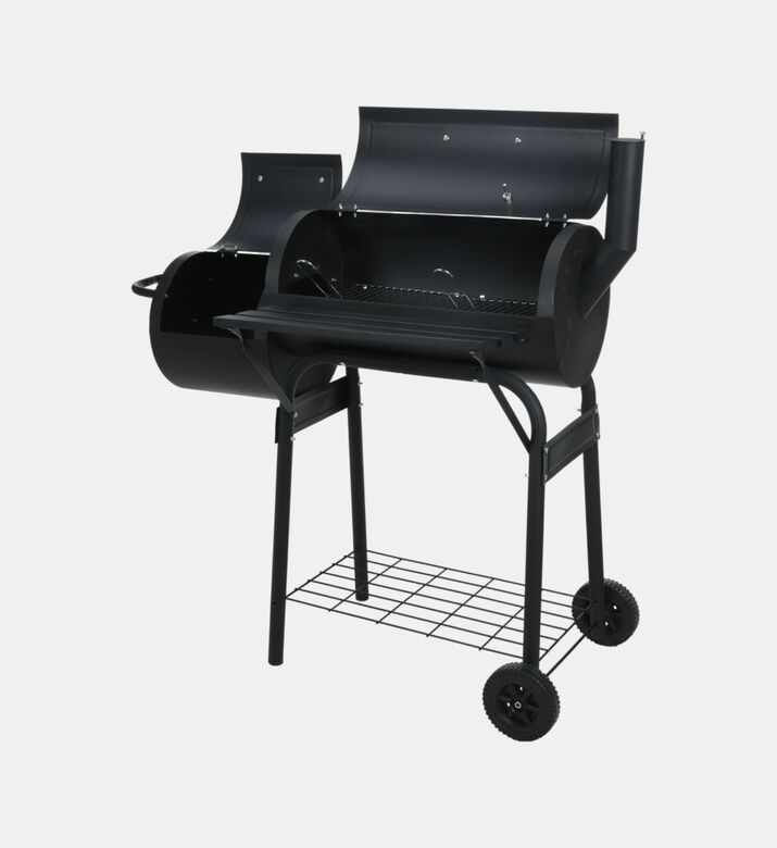 Bbq Lidded Fire Bowl Train Smoker