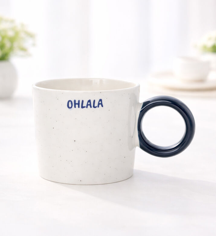 Home Deco and More Printed Coffee Cup 4-piece Set, Packshot View