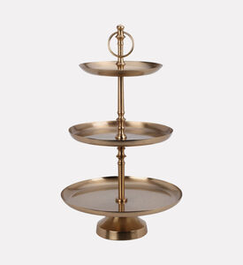 Home Deco and More Three-tier Metal Etagere Stand, Packshot View