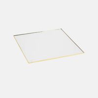 Metal Glass Square Mirror