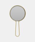 Glass Round Hand Mirror