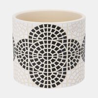 Mosaic-design Flower Pot