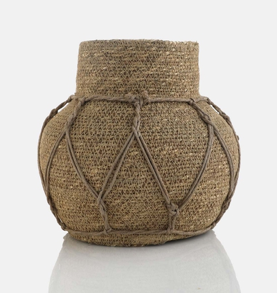 Marie Seagrass Round Pot