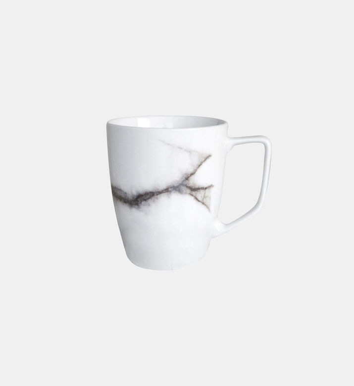 Salt and Pepper Porcelain Marble Mug, Packshot View Salt and Pepper Porcelain Marble Mug, Packshot View