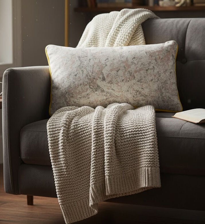 Essenza Balao Cotton Canvas Throw Pillow, Packshot View Essenza Balao Cotton Canvas Throw Pillow, Packshot View