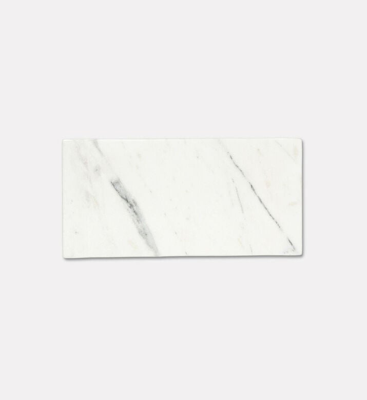 Home Deco and More Tracy Solid Marble Tray, Packshot View