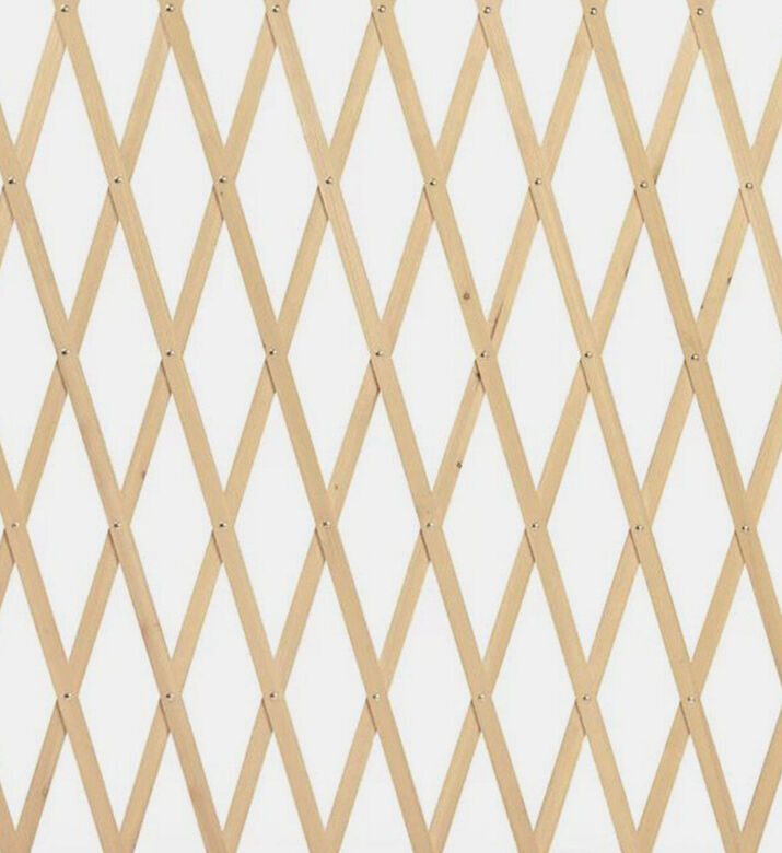 Green Garden Natural Wood Expanding Trellis, Packshot View