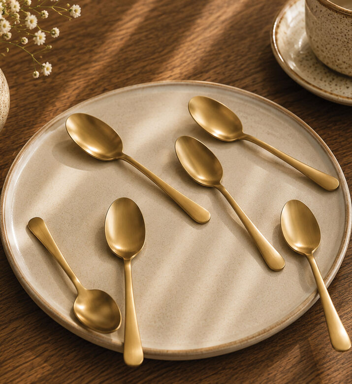 Amefa Vintage Moka Gold Spoon 6-piece, Packshot View