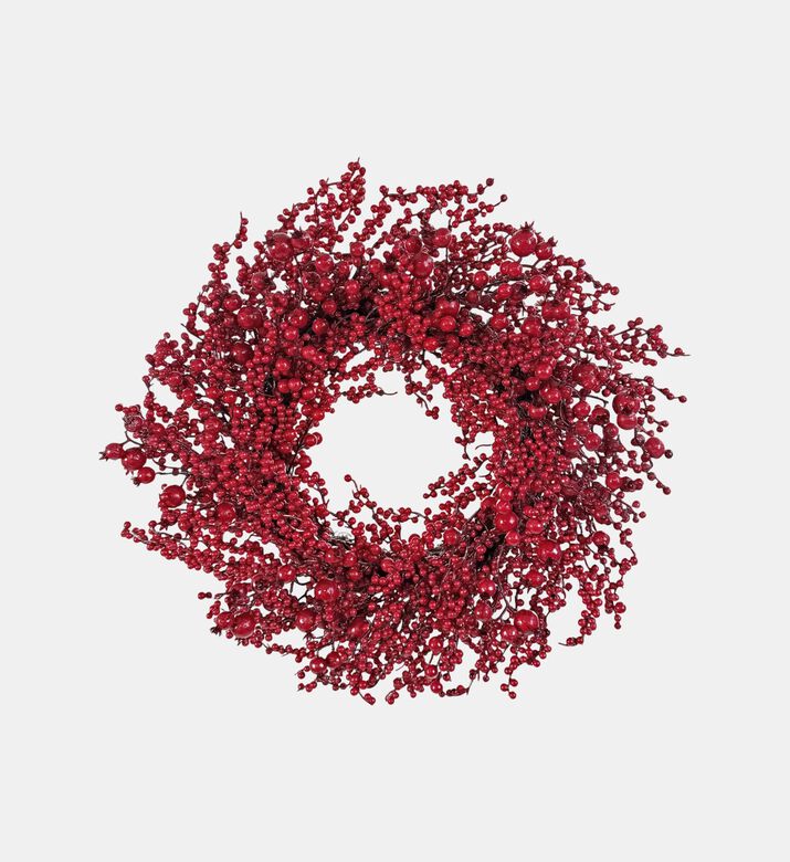 Mixed Red Berry Wreath