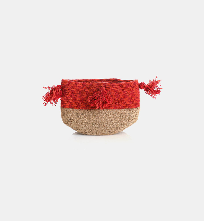 Cotton Fringe Basket