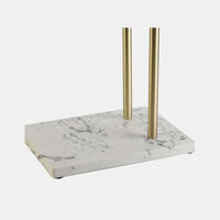 Metal Mat Marble Towel Rack