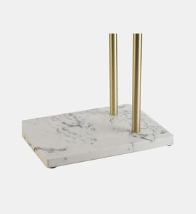 Metal Mat Marble Towel Rack