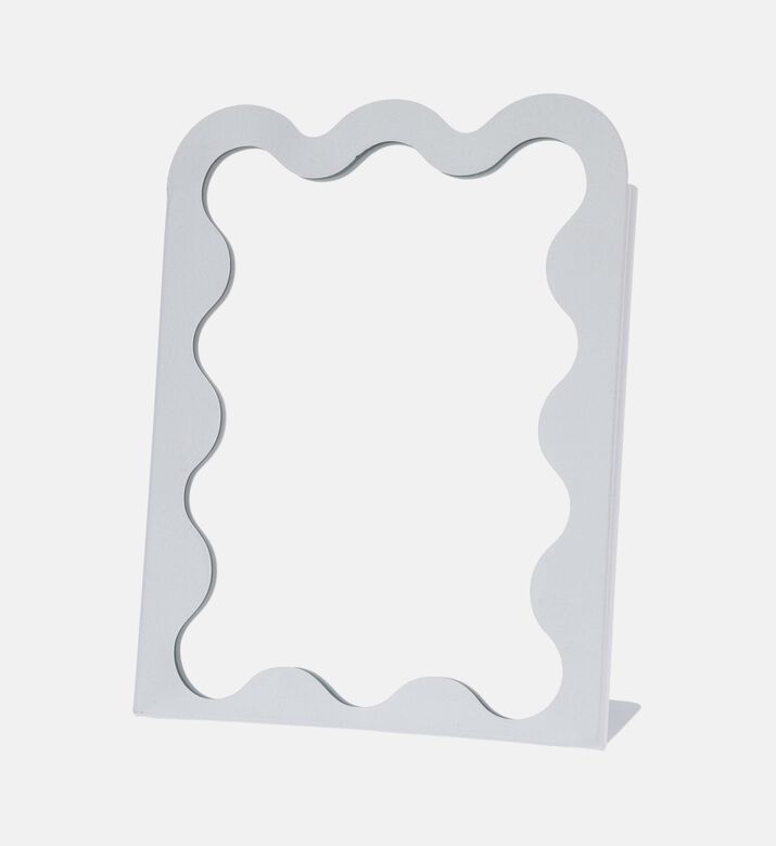 Iron Scalloped Frame Mirror