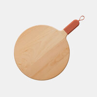 Sora Round Wooden Pizza Board