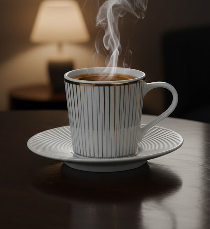 Spal Glint Coffee Cup Saucer Set, Packshot View