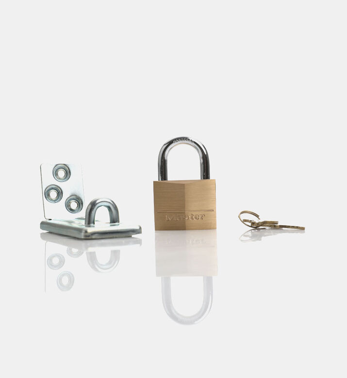 Master Lock Brass Padlock Lock Key Set, Packshot View