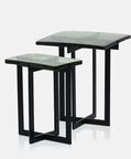 Delta Glass Side Table 2-piece Set