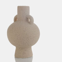 Porcelain Round Handled Vase