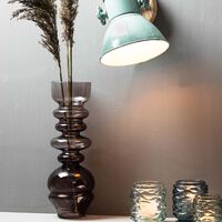 Levon Smoked Glass Vase