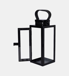 Leatherette Handle Metal Lantern