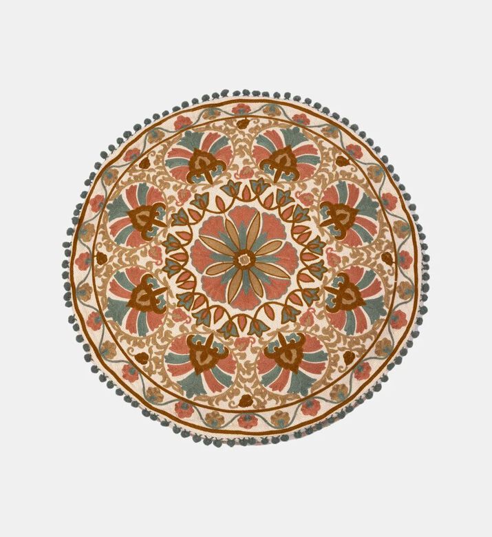 Home Deco and More Jylin Yarn-dyed Pouf 60x20 Cm, Packshot View